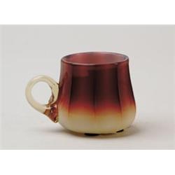 PLATED AMBERINA PUNCH CUP.  