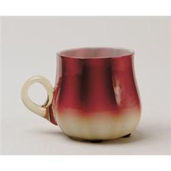 PLATED AMBERINA PUNCH CUP.  