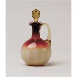PLATED AMBERINA CRUET. 