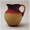 Image 1 : WHEELING PEACH BLOW WATER PITCHER. 
