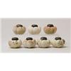 Image 1 : LOT OF SEVEN MT. WASHINGTON TOMATO SALT SHAKERS.