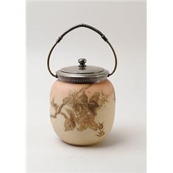 MT. WASHINGTON CROWN MILANO BISCUIT JAR.  