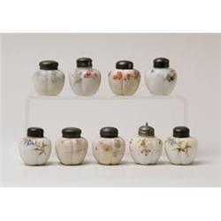 LOT OF NINE MT. WASHINGTON SALT SHAKERS.  