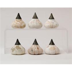 LOT OF SIX MT. WASHINGTON FIG SALT SHAKERS.  