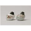 Image 1 : LOT OF TWO CHICK HEAD SALT SHAKERS.  