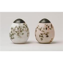 LOT OF TWO MT. WASHINGTON EGG SHAPED SUGAR SHAKERS.  