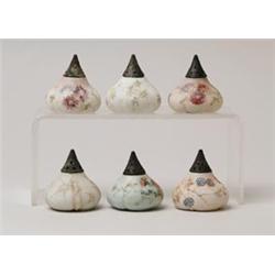 LOT OF SIX MT. WASHINGTON FIG SALT SHAKERS.  