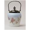 Image 1 : ART GLASS BISCUIT JAR.  