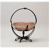 Image 1 : LOVELY VICTORIAN COLORED GLASS BRIDE'S BASKET IN SILVER PLATED HOLDER.  