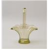 Image 1 : VASELINE GLASS BASKET. 