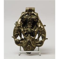 VICTORIAN BRASS DOORKNOCKER.  