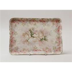 ROSE TAPESTRY DRESSER TRAY.  
