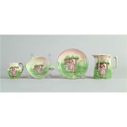 FOUR PIECES OF ROYAL BAYREUTH "LITTLE BO PEEP".  