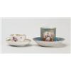 Image 1 : LOT OF TWO CUPS & SAUCERS. 
