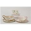 Image 1 : THREE BELLEEK TEACUPS.  