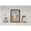 Image 1 : LOT OF THREE LITHOPHANE ITEMS.  