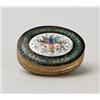 Image 1 : OVAL FRENCH ENAMEL PATCH BOX.  