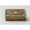 Image 1 : GOLD & SILVER GILT SNUFF BOX.  