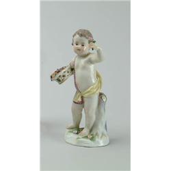 EARLY MEISSEN SPRING FIGURE.  