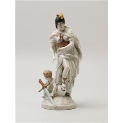 BERLIN STYLE PORCELAIN FIGURINE.  