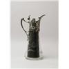 Image 1 : ART NOUVEAU GLASS & METAL EWER.  