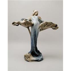 AMPHORA ART NOUVEAU FIGURINE. 