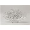 Image 1 : ANTIQUE BRILLIANT CUT GLASS ICE CREAM TRAY. 