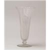 Image 1 : SIGNED HAWKES CUT & ENGRAVED VASE. 