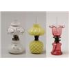 Image 1 : LOT OF THREE MINIATURE LAMPS. 