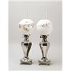 Image 1 : PAIR OF JR. BANQUET LAMPS.  