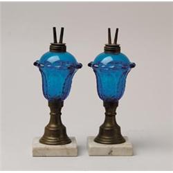 PAIR OF FLUID LAMPS.  