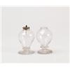 Image 1 : LOT OF TWO DROP BURNER FLUID LAMPS.  