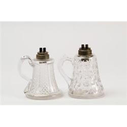 LOT OF TWO FINGER LAMPS.  