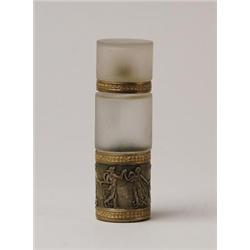 BACCARAT & LALIQUE PERFUME BOTTLE. 