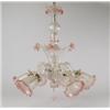 Image 1 : UNIQUE BLOWN CRYSTAL CHANDELIER. 