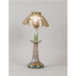 TIFFANY CANDLE LAMP.  