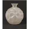 Image 1 : R. LALIQUE FROSTED GLASS VASE "ORMEAUX". 