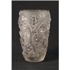 Image 1 : R LALIQUE FROSTED VASE "RAISINS".  