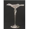 Image 1 : GOOD SIGNED STEUBEN VERRE DE SOIE FLUTED COMPOTE. 