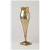 Image 1 : TIFFANY GOLD FLORIFORM VASE.  