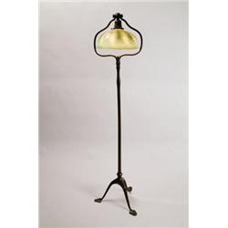 SIGNED TIFFANY FLOOR LAMP. 