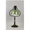 Image 1 : SIGNED TIFFANY HARP DESK LAMP.  