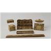 Image 1 : SEVEN PIECE TIFFANY DESK SET.  
