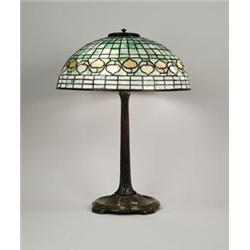 TIFFANY ACORN TABLE LAMP.  