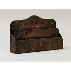 TIFFANY ZODIAC LETTER RACK.  