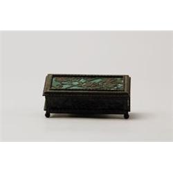 TIFFANY STAMP BOX.  