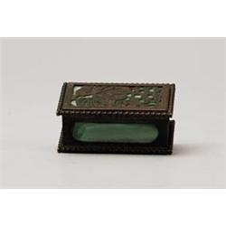 TIFFANY MATCHBOX HOLDER.  