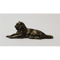 BRONZE TIFFANY PAPERWEIGHT.  