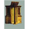 Image 1 : TIFFANY MARBLE & MOSAIC GLASS PULPIT.  