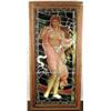 Image 1 : VICTORIAN STAINED & LEADED GLASS WINDOW.  
